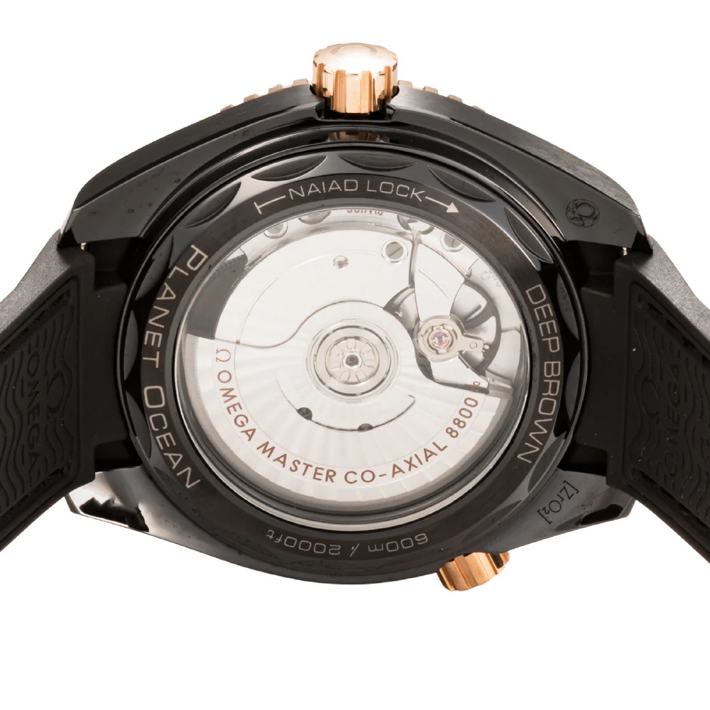 OMEGA 215.62.40.20.13.001 Seamaster Planet Ocean 600M Brown 5-Year Warranty Automatic Dive Watch - Image 5