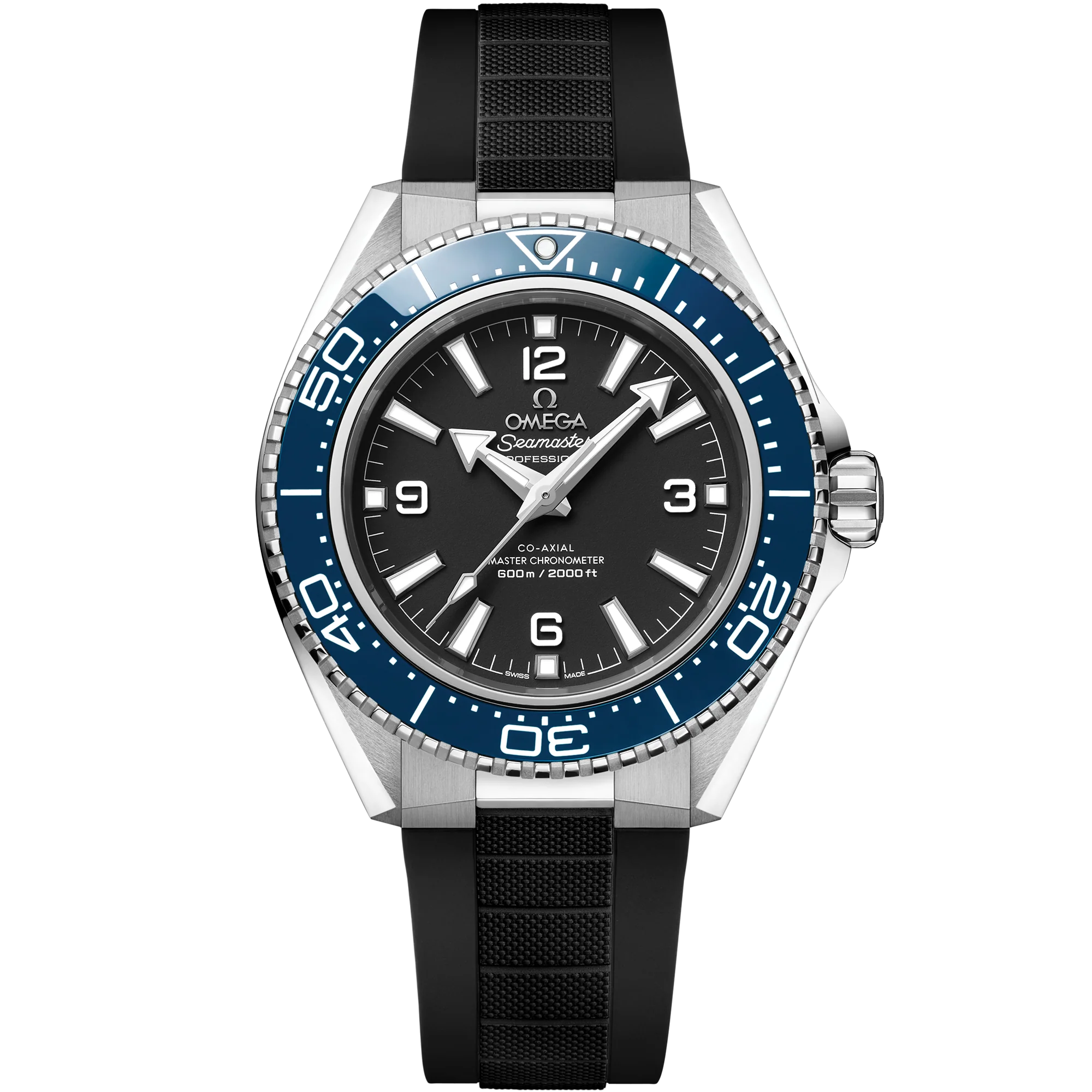 OMEGA 217.32.42.21.01.002 NEW SEAMASTER PLANET OCEAN 600M 42 mm, steel on rubber strap
