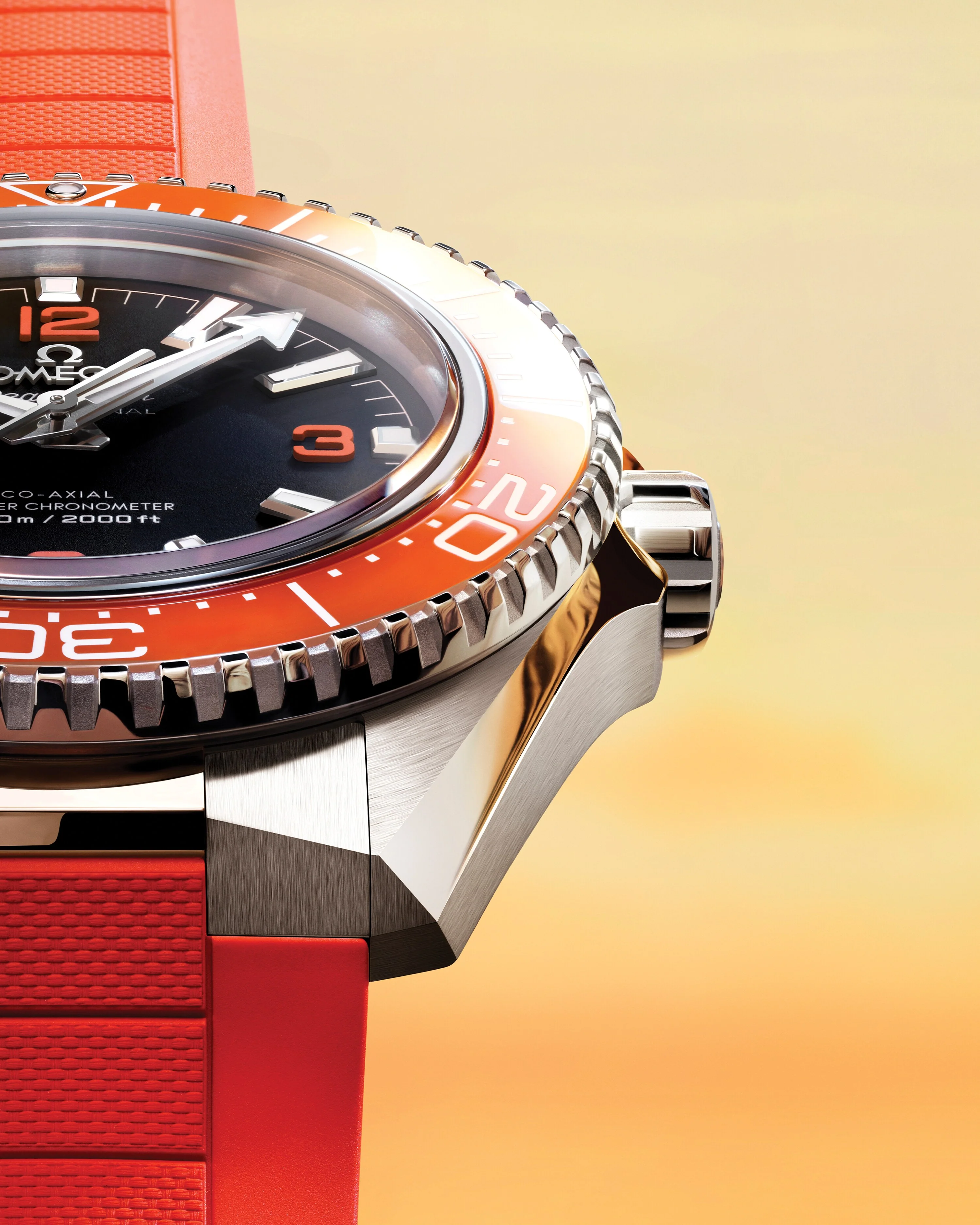 OMEGA 217.32.42.21.01.004 NEW SEAMASTER PLANET OCEAN 600M 42 mm, steel on rubber strap - Image 4