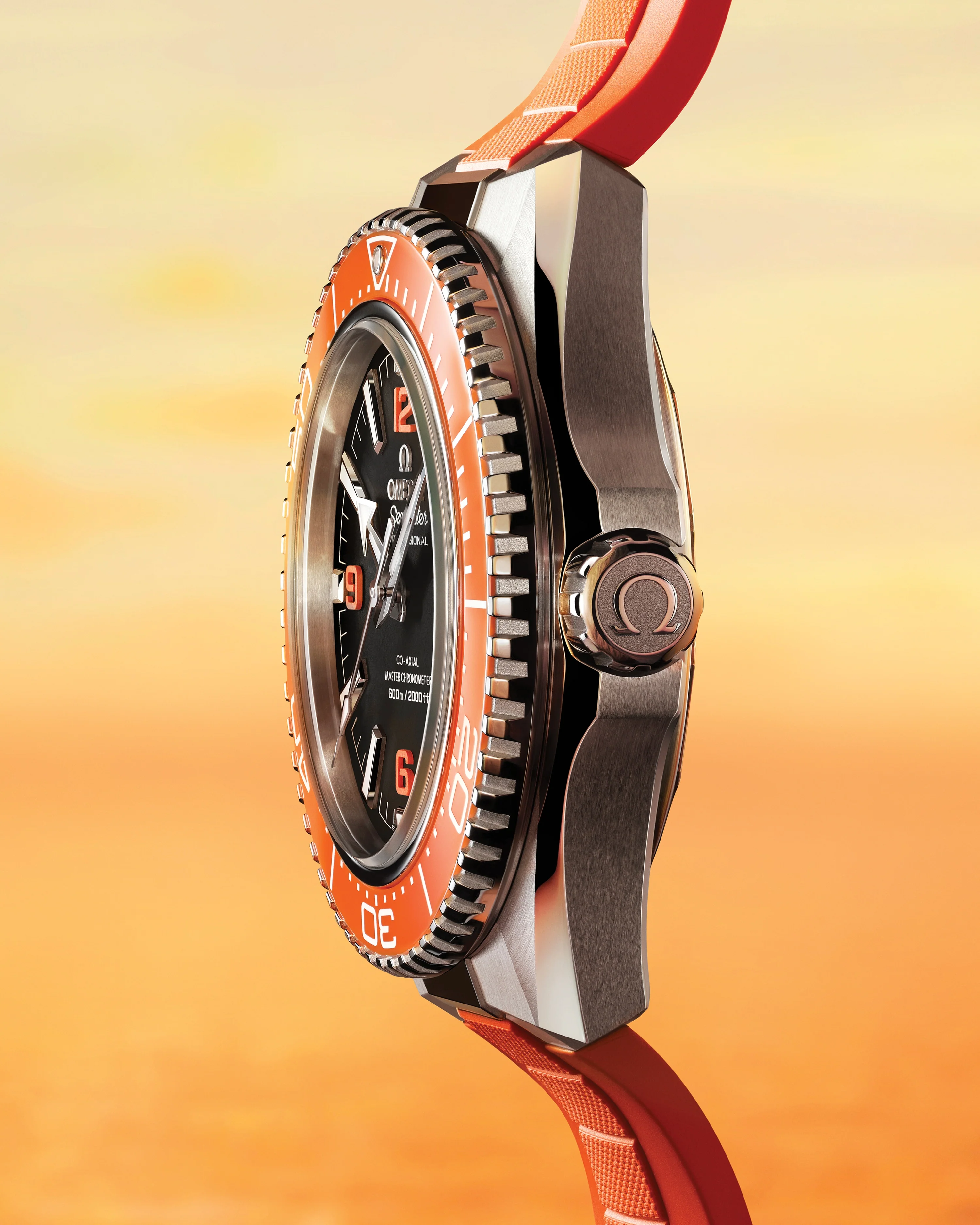 OMEGA 217.32.42.21.01.004 NEW SEAMASTER PLANET OCEAN 600M 42 mm, steel on rubber strap - Image 5