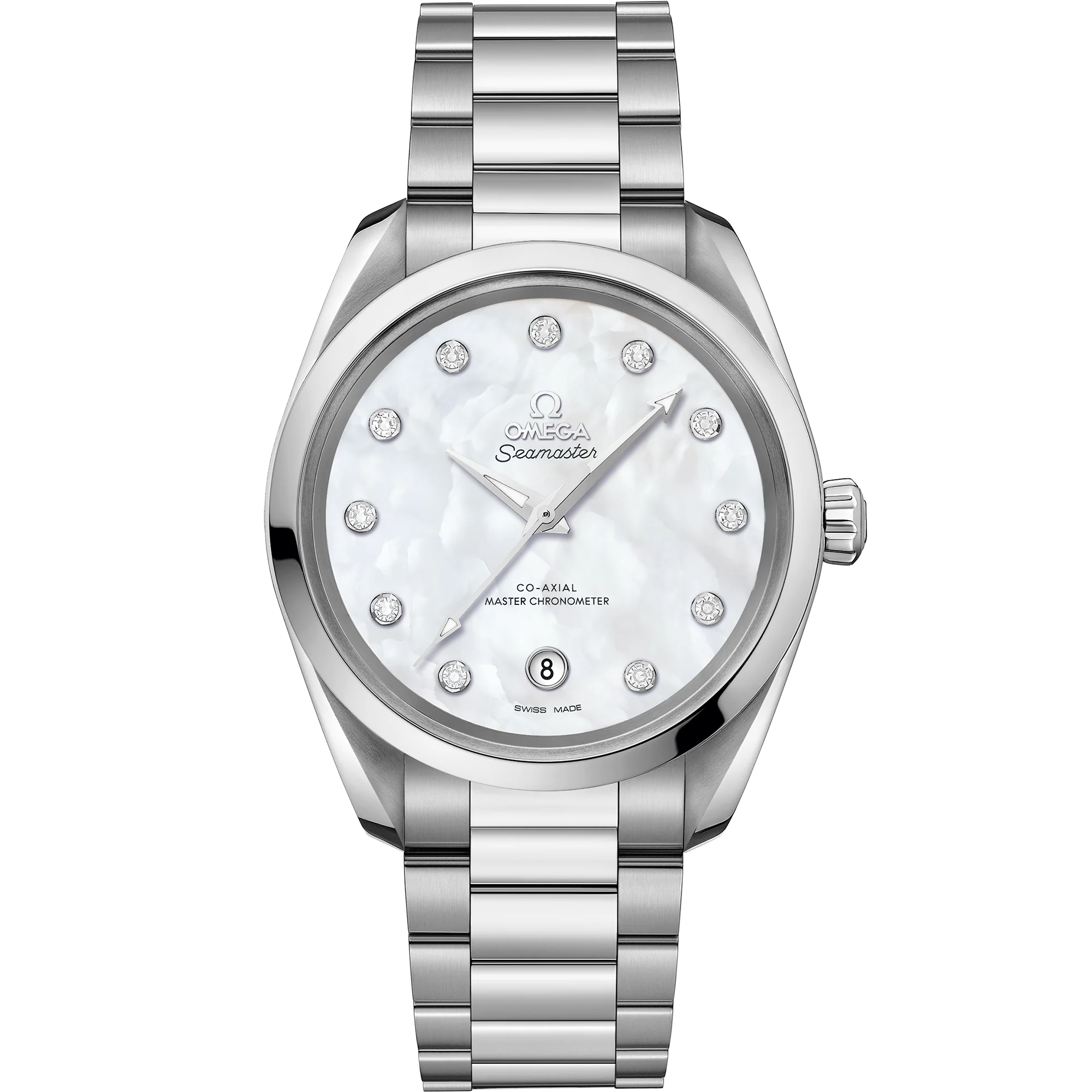 OMEGA 220.10.38.20.55.001 SEAMASTER AQUA TERRA 150M 38 mm, steel on steel