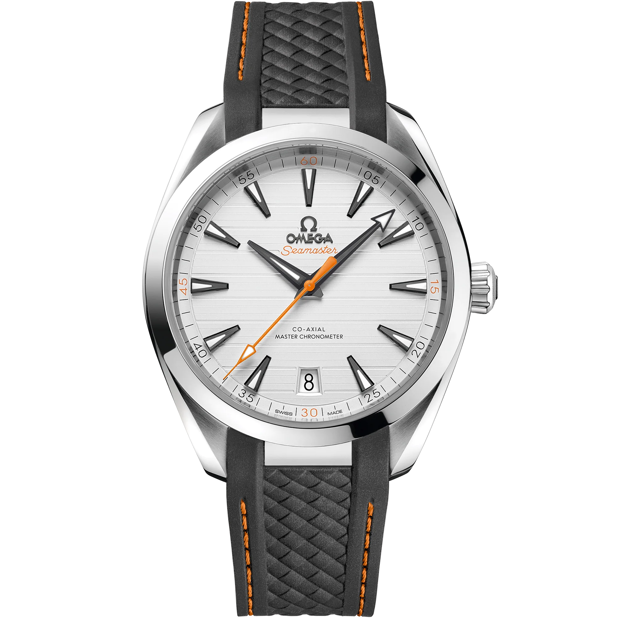 OMEGA 220.12.41.21.02.002 SEAMASTER AQUA TERRA 150M 41 mm, steel on rubber s
