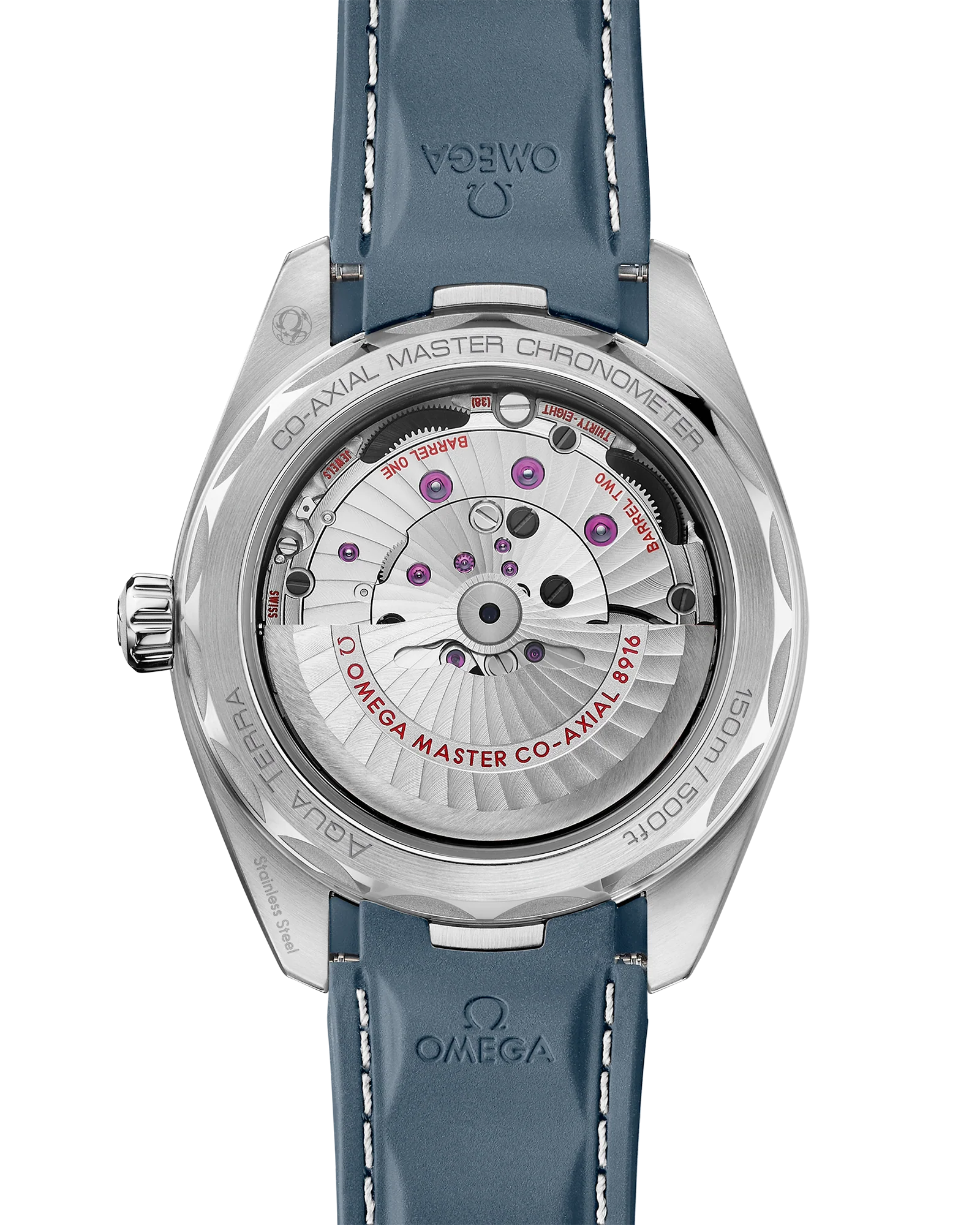 OMEGA 220.12.41.21.03.005 SEAMASTER AQUA TERRA 150M 41 mm, steel on rubber strap - Image 2