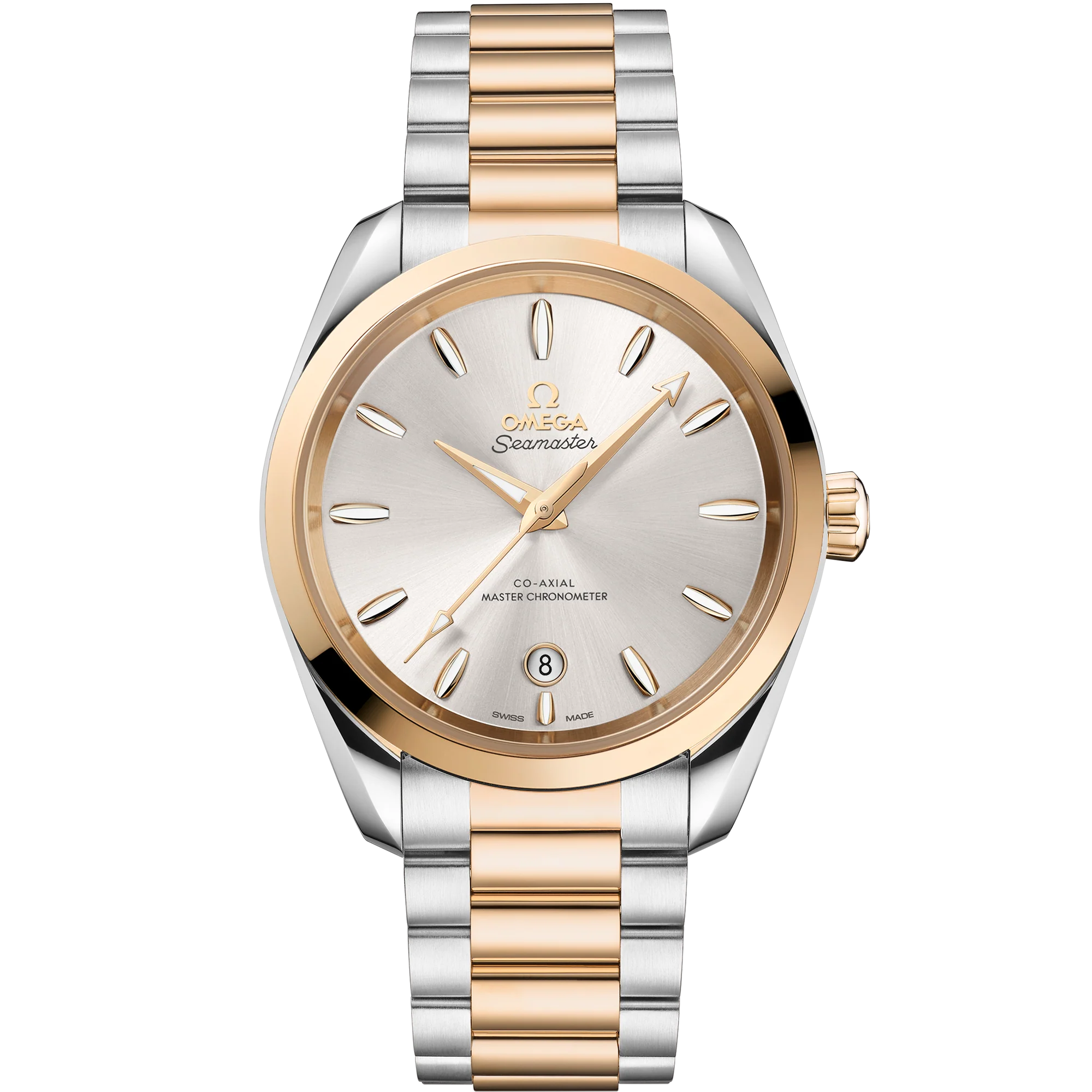 OMEGA 220.20.38.20.02.002 SEAMASTER AQUA TERRA SHADES 38 mm, steel ‑ Moonshine™ gold o