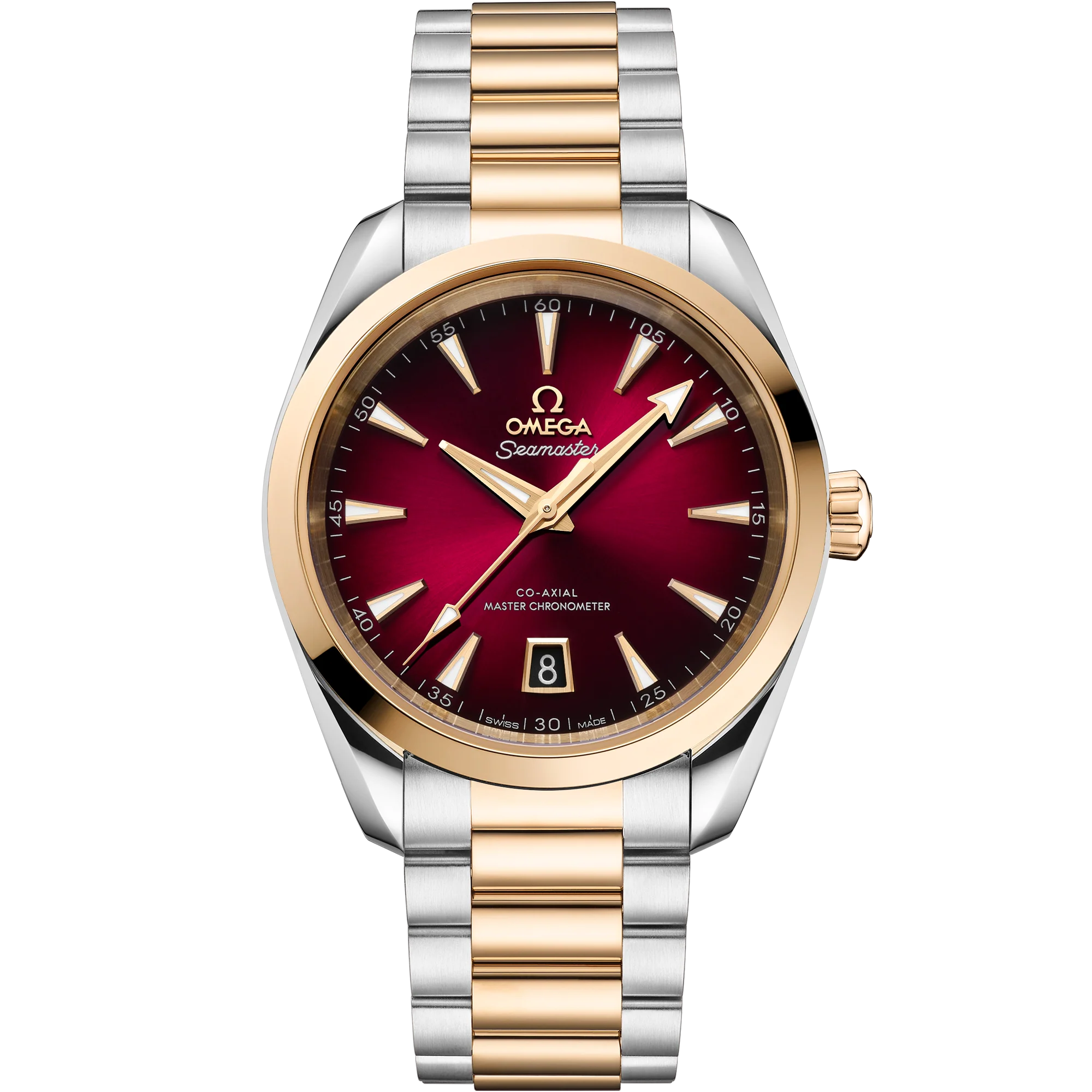 OMEGA 220.20.38.20.10.002 SEAMASTER AQUA TERRA 150M 38 mm, steel ‑ Moonshine™ gold on