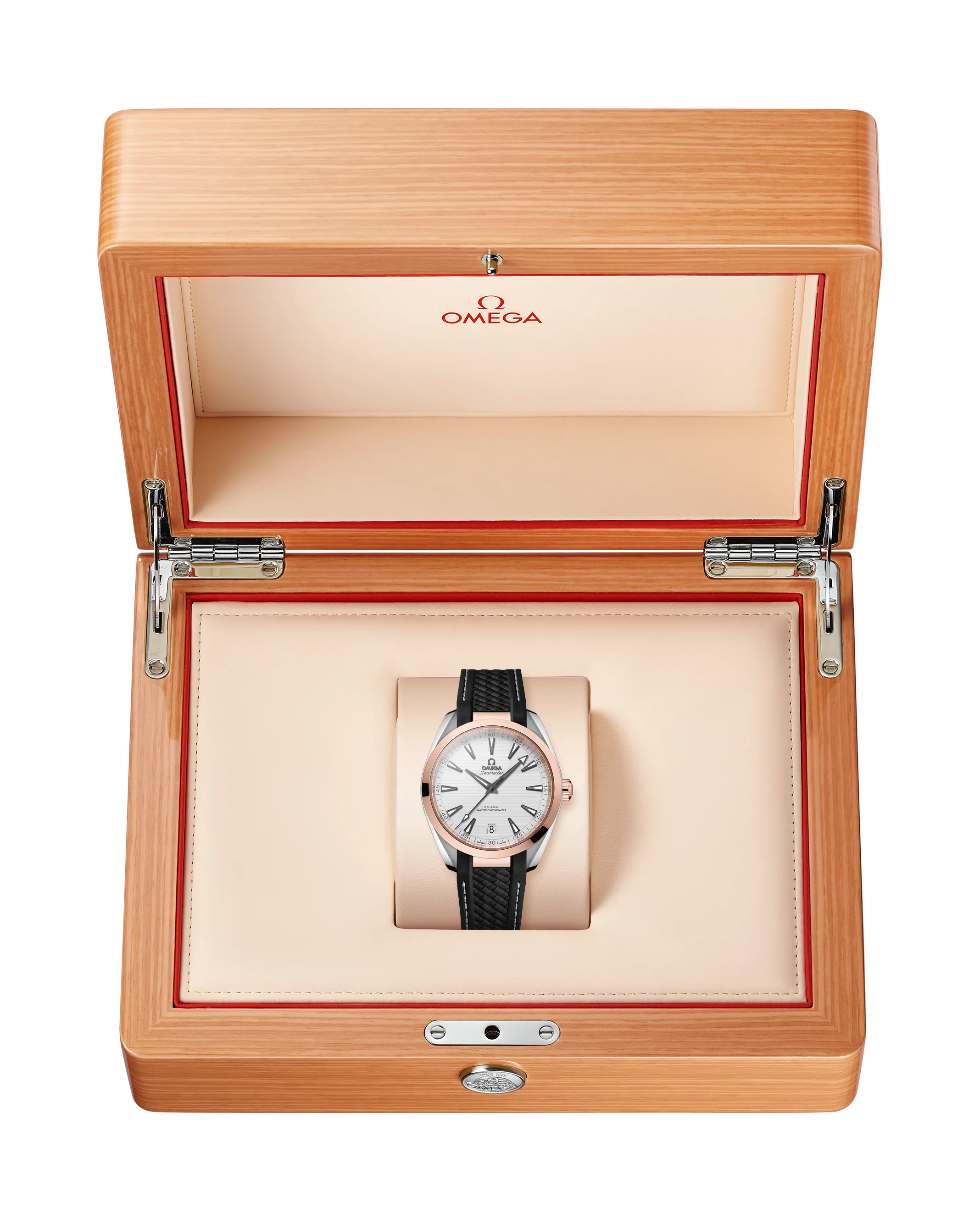 OMEGA 220.22.41.21.02.001 SEAMASTER AQUA TERRA 150M 41 mm, steel ‑ Sedna™ gold on rubb - Image 6