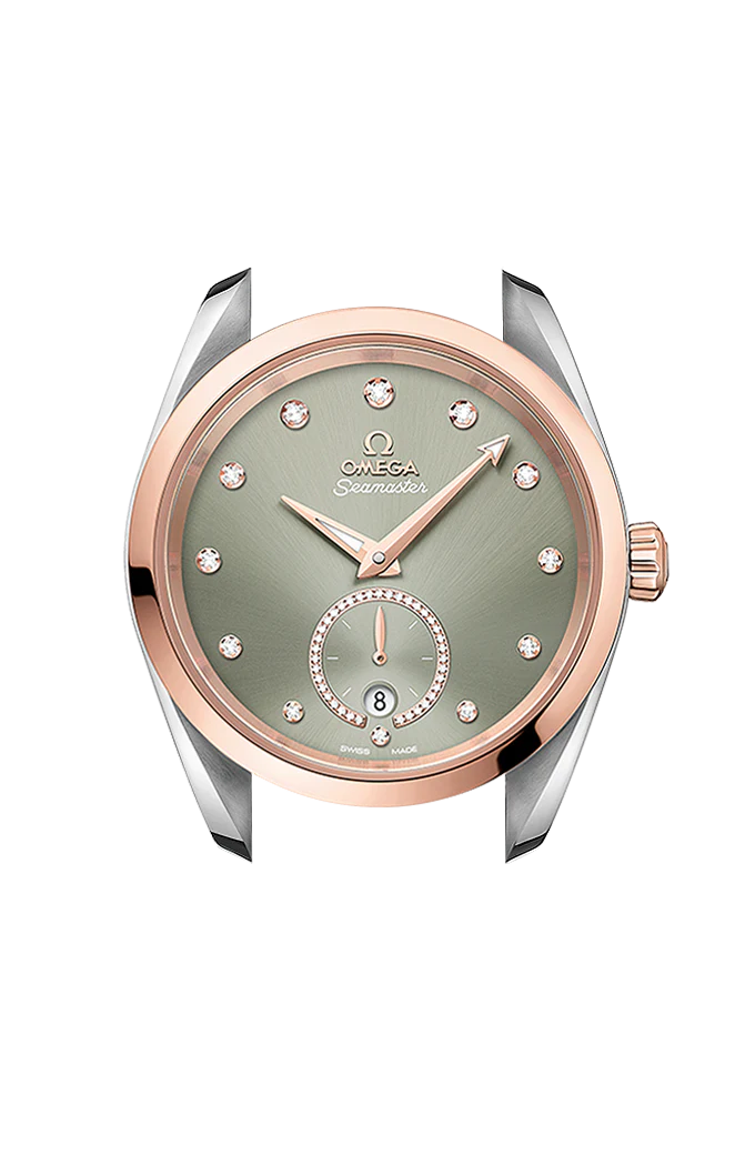 OMEGA 220.23.38.20.60.001 SEAMASTER AQUA TERRA 150M 38 mm, steel ‑ Sedna™ gold on leat - Image 4