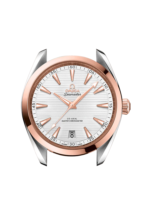 OMEGA 220.23.41.21.02.001 SEAMASTER AQUA TERRA 150M 41 mm, steel ‑ Sedna™ gold on leat - Image 3