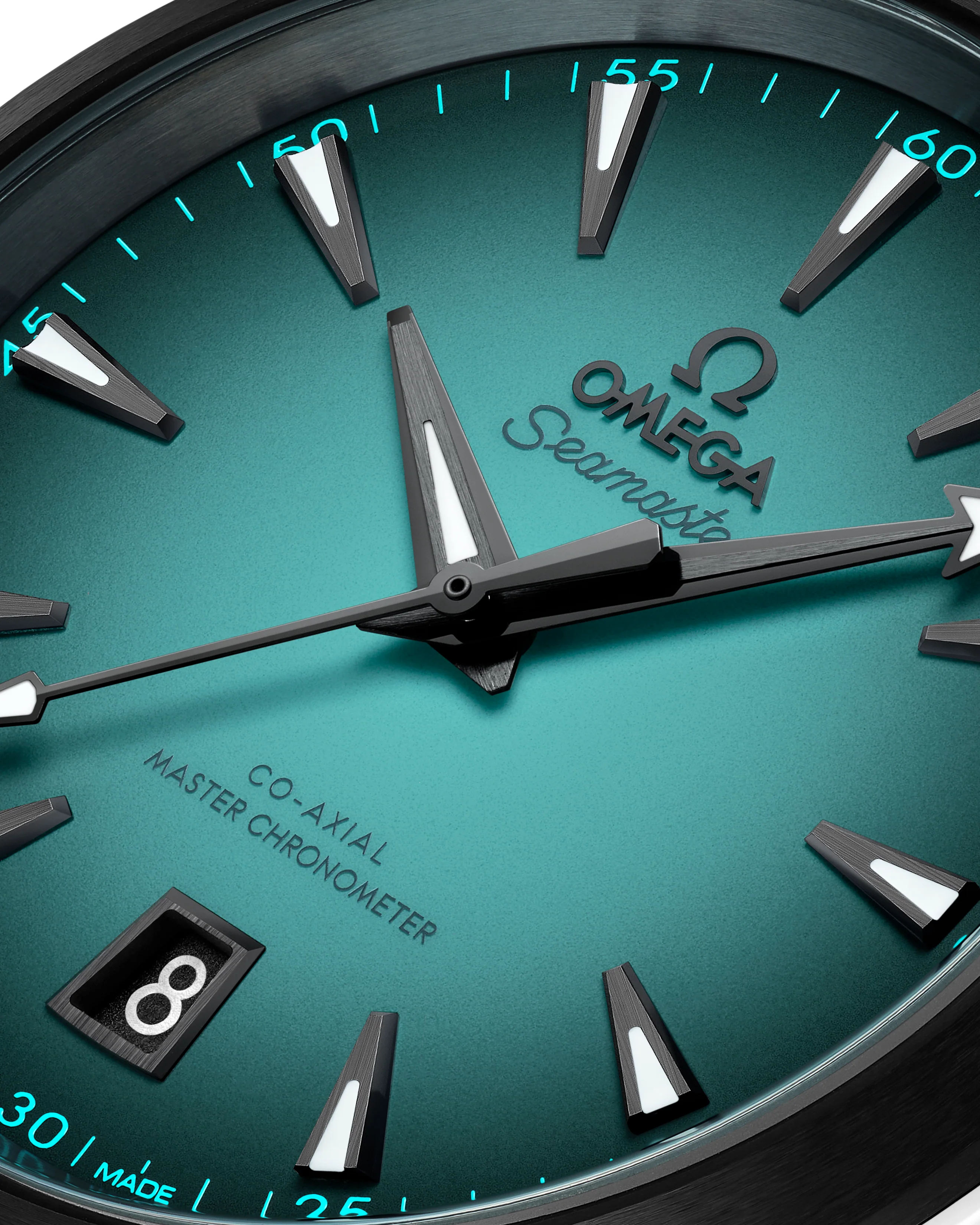 OMEGA 220.32.38.20.03.001 NEW SEAMASTER AQUA TERRA 150M 38 mm, steel on rubber strap - Image 3