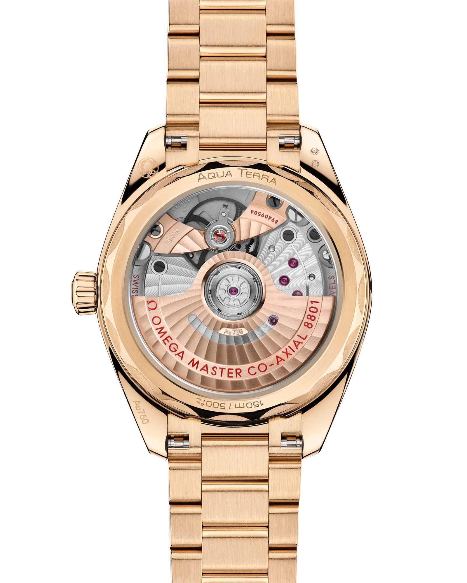 OMEGA 220.50.34.20.02.001 SEAMASTER AQUA TERRA SHADES 34 mm, Moonshine™ gold on Moonsh - Image 2