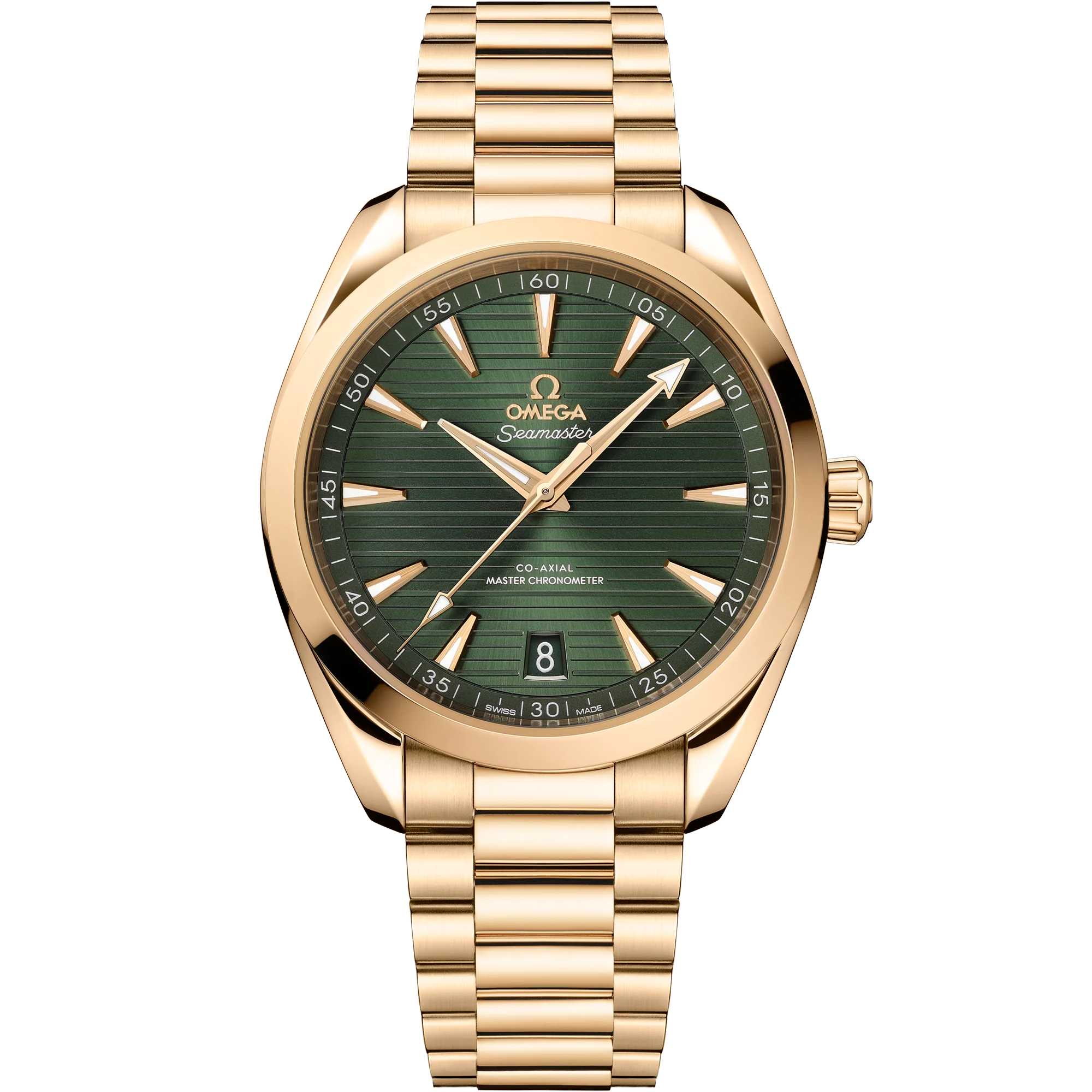OMEGA 220.50.41.21.10.001 SEAMASTER AQUA TERRA 150M 41 mm, Moonshine™ gold on Moonshin