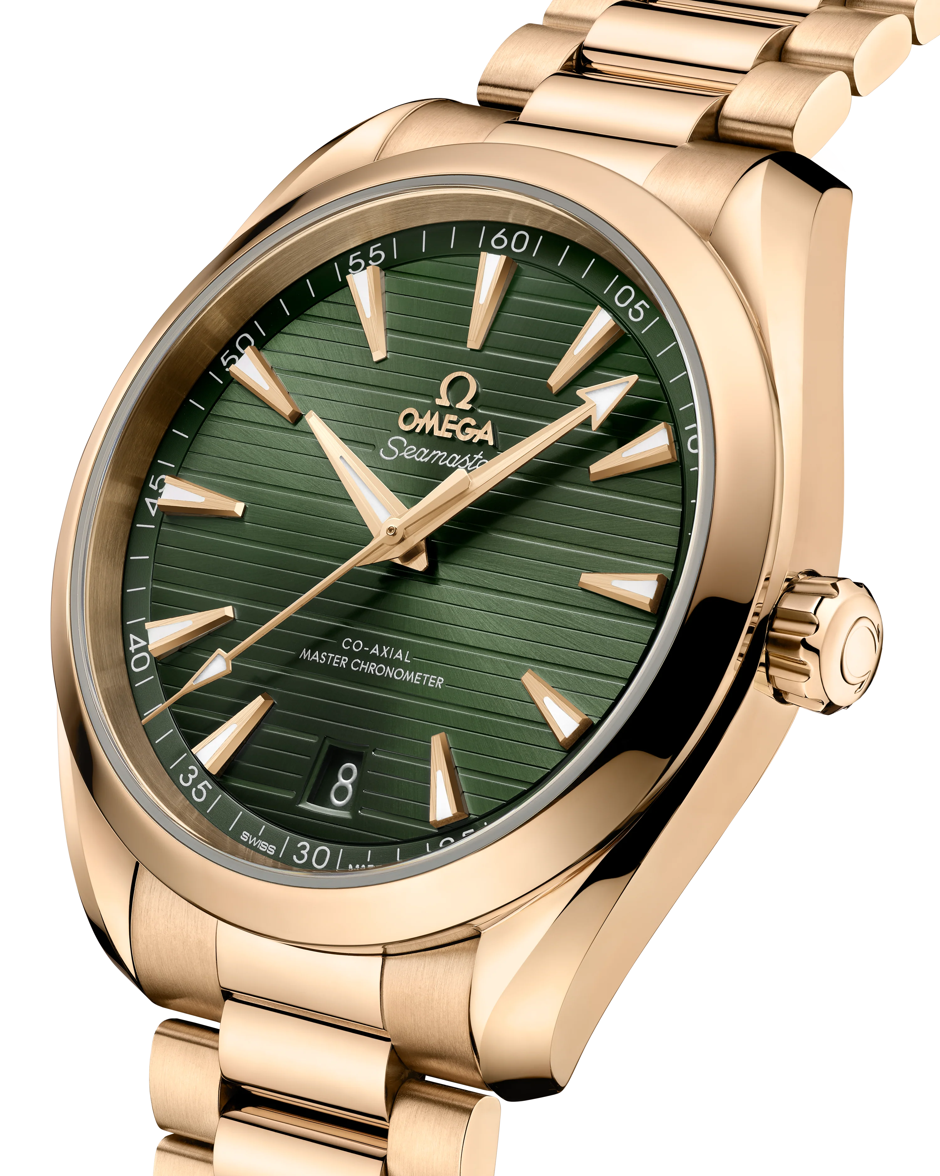 OMEGA 220.50.41.21.10.001 SEAMASTER AQUA TERRA 150M 41 mm, Moonshine™ gold on Moonshin - Image 3