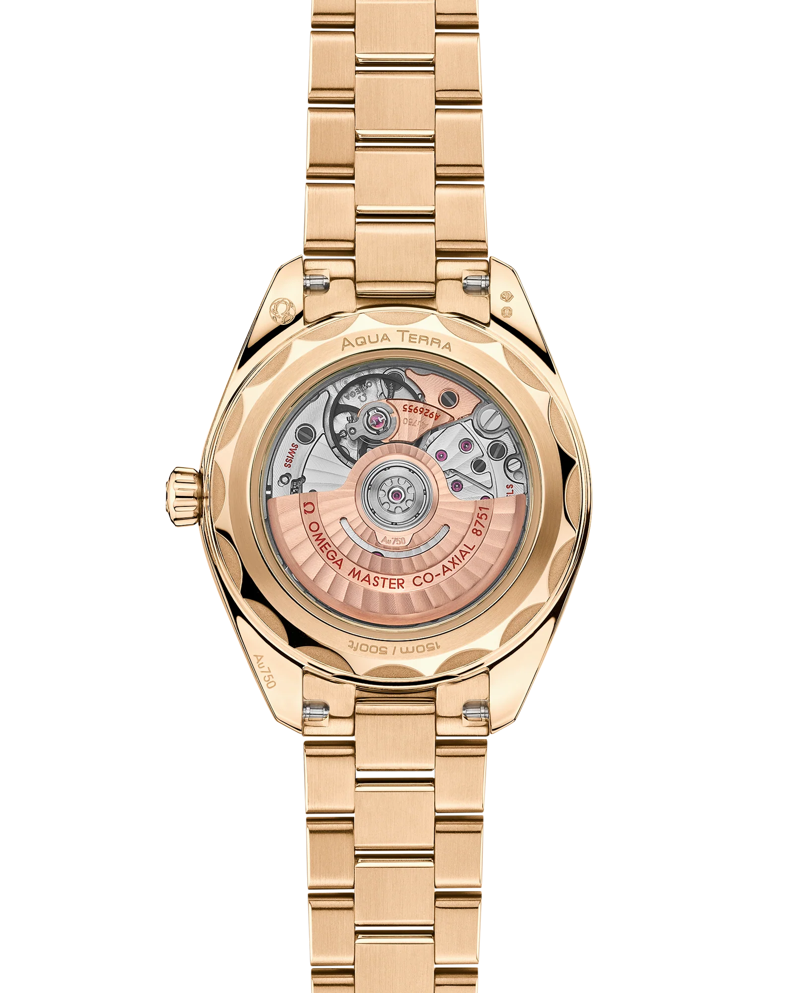 OMEGA 220.55.30.20.60.001 NEW SEAMASTER AQUA TERRA 150M 30 mm, Moonshine™ gold on Moon - Image 2