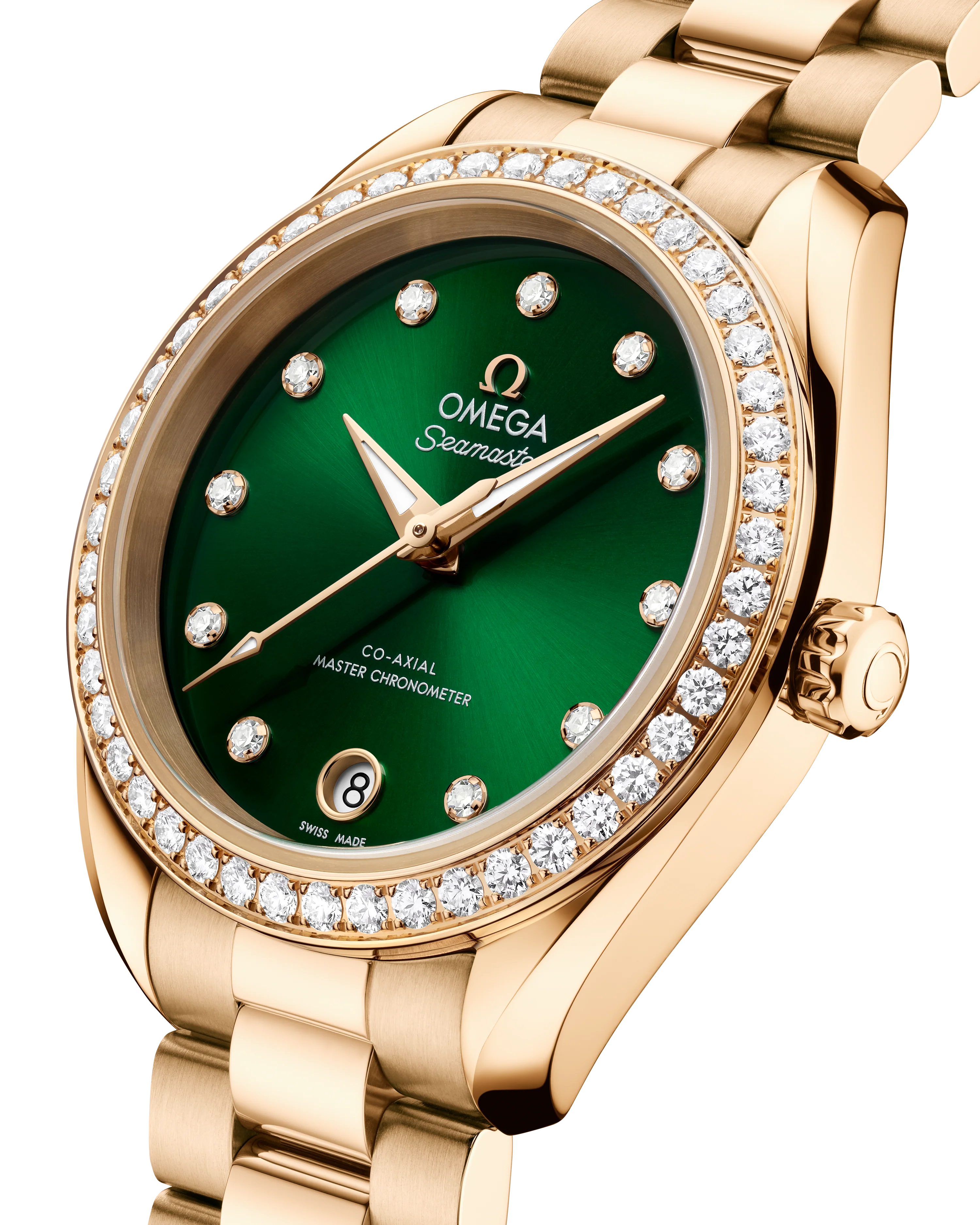 OMEGA 220.55.30.20.60.001 NEW SEAMASTER AQUA TERRA 150M 30 mm, Moonshine™ gold on Moon - Image 3