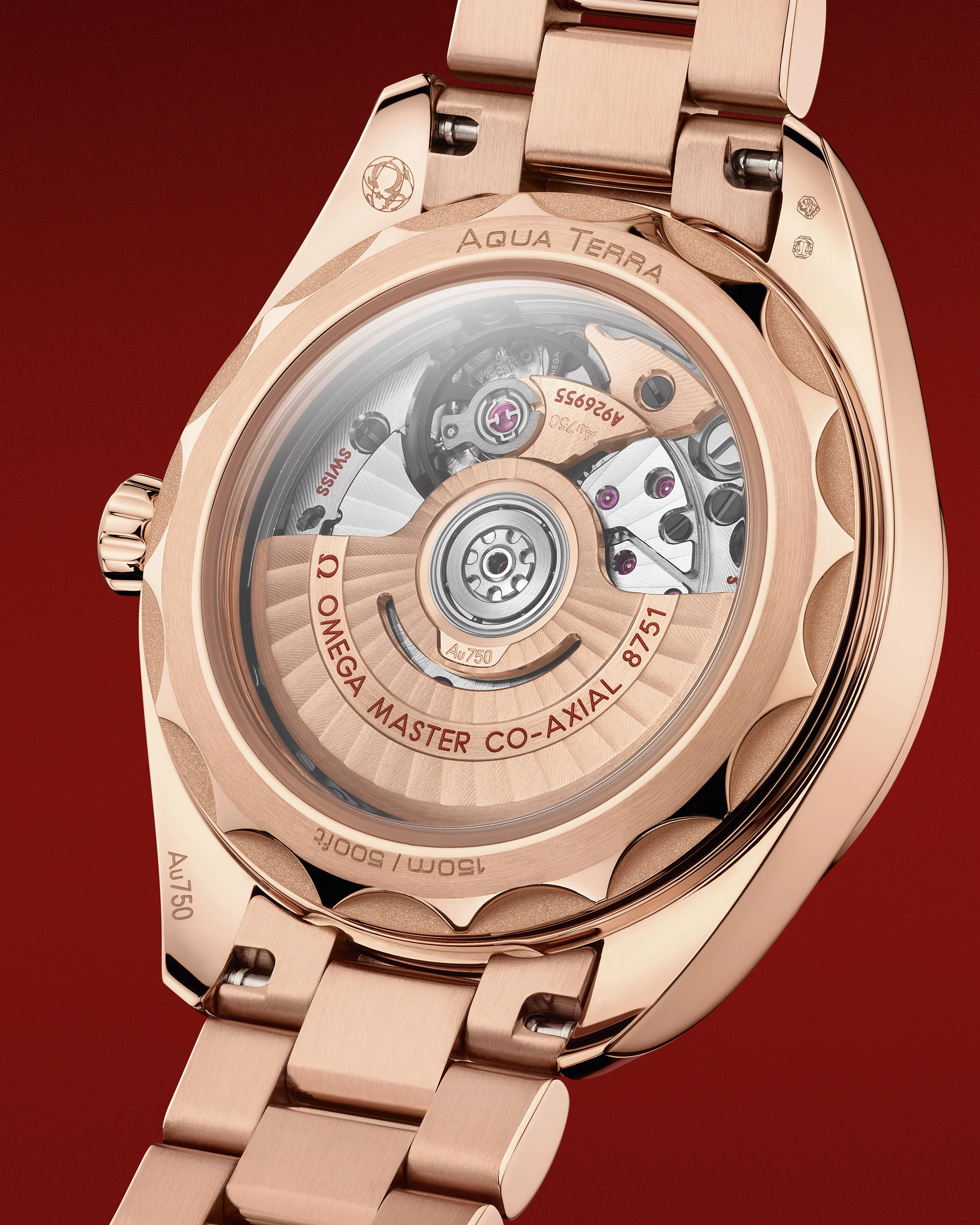 OMEGA 220.55.30.20.61.001 NEW SEAMASTER AQUA TERRA 150M 30 mm, Sedna™ gold on Sedna™ g - Image 6