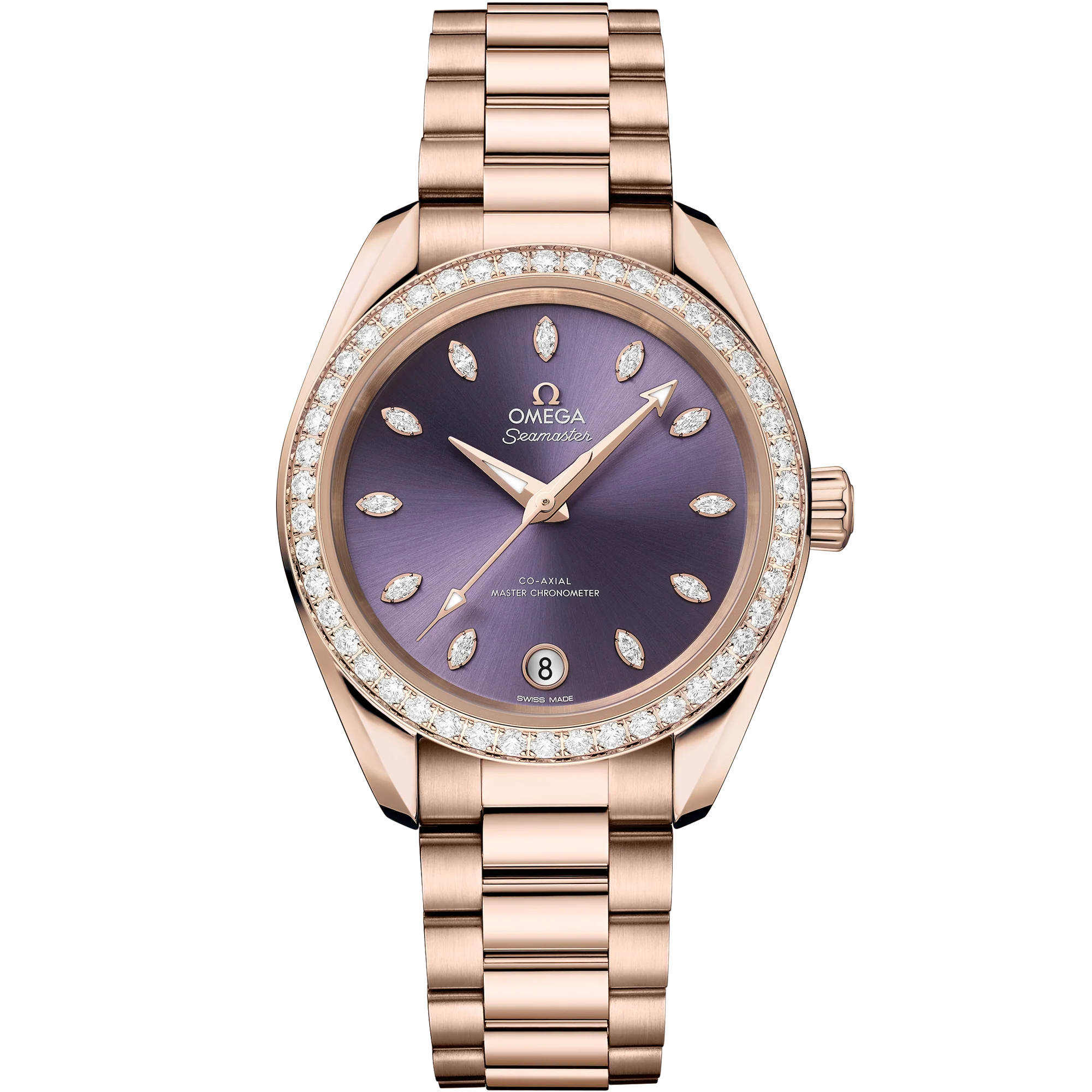 OMEGA 220.55.34.20.60.001 SEAMASTER AQUA TERRA SHADES 34 mm, Sedna™ gold on Sedna™ gol
