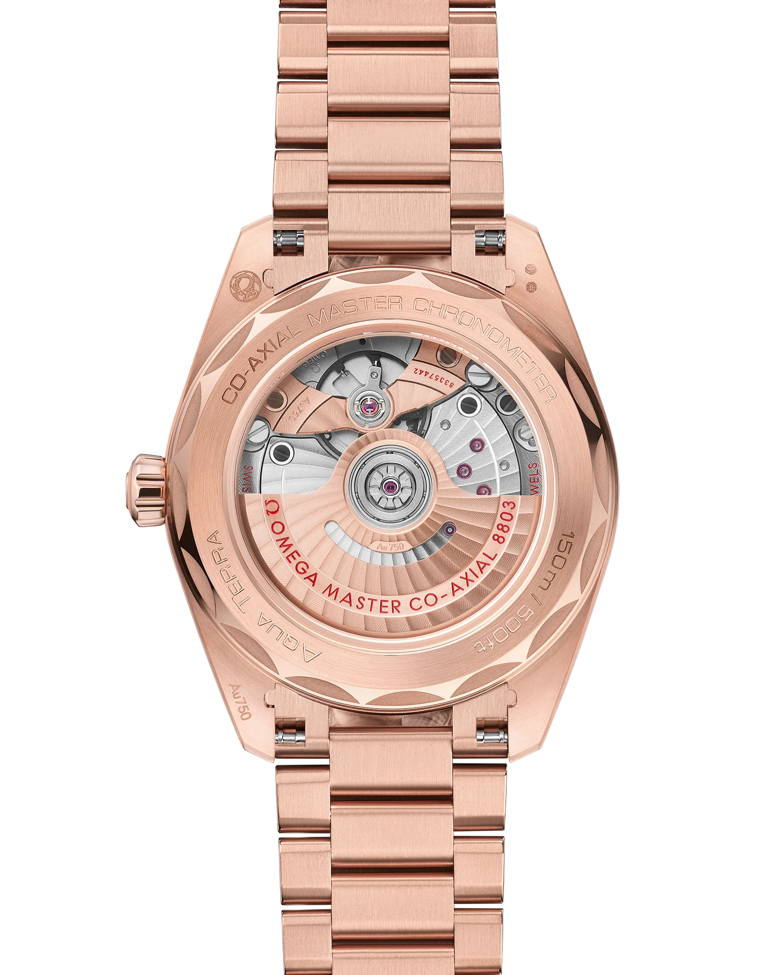OMEGA 220.55.38.20.99.001 SEAMASTER AQUA TERRA 150M 38 mm, Sedna™ gold on Sedna™ gold - Image 2
