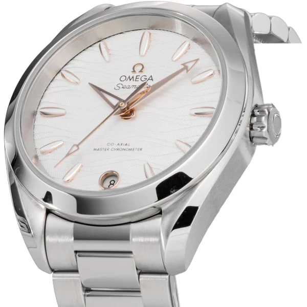 OMEGA 220.10.34.20.02.001 Seamaster Aqua Terra 150M Co Axial Master Chronometer Ladies' Watch with Metal Bracelet and 5 Year Warranty - Image 2