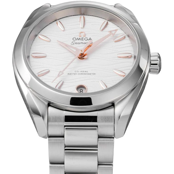 OMEGA 220.10.34.20.02.001 Seamaster Aqua Terra 150M Co Axial Master Chronometer Ladies' Watch with Metal Bracelet and 5 Year Warranty - Image 3