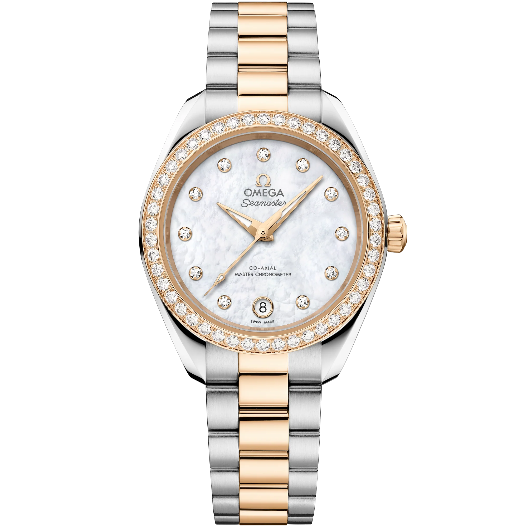OMEGA 220.25.30.20.55.001 Elegant 18K Rose Gold Automatic Swiss Movement Water Resistant Luxury Design