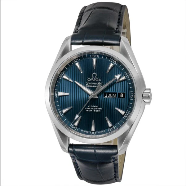 OMEGA 231.13.43.22.03.002 Seamaster Aqua Terra with Blue Dial, Automatic Movement, Water Resistant up to 150m, Luxury Swiss Watch