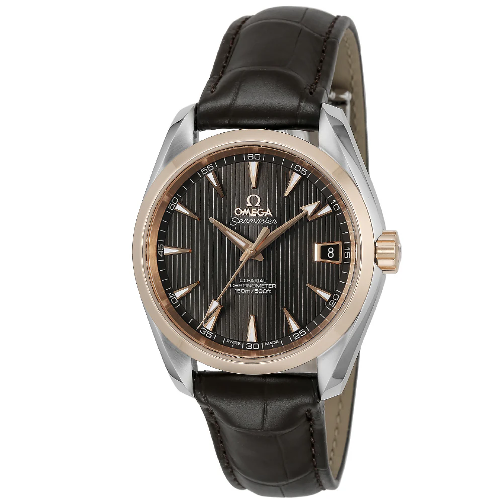 OMEGA 231.23.39.21.06.001 Seamaster Aqua Terra 5 Year Warranty Grey Stainless Steel Automatic Watch