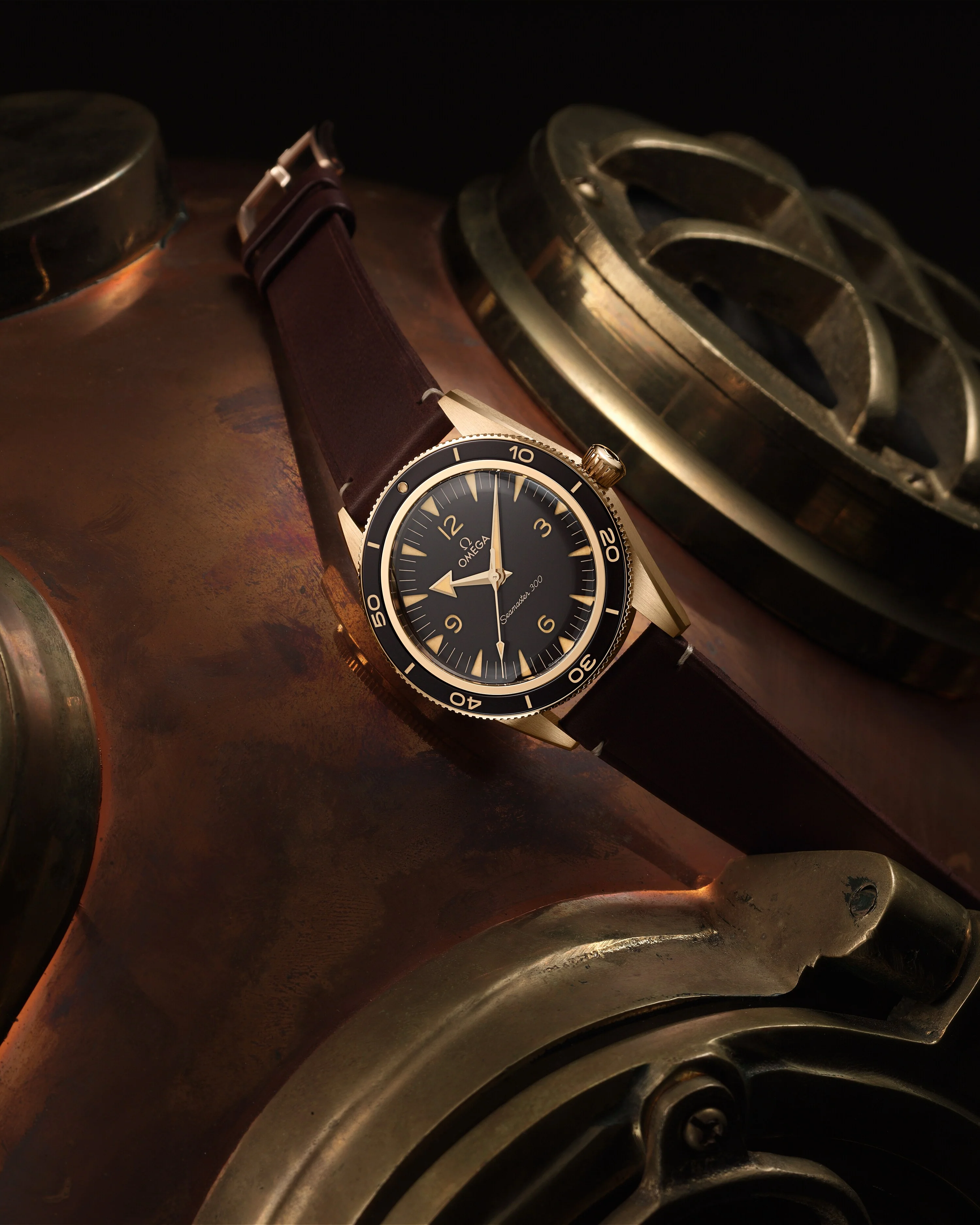 OMEGA 234.92.41.21.10.001 Luxury Automatic Watch - 18K Sedna Gold Case - Blue Ceramic Bezel - Water Resistant 50m - - Image 5