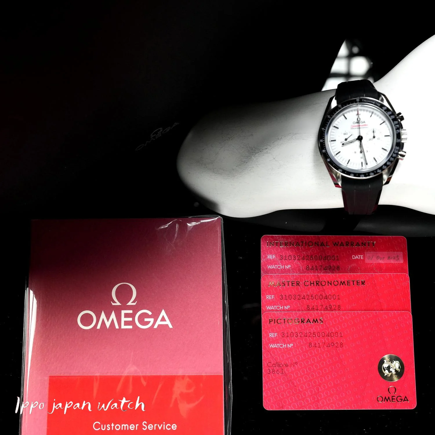 OMEGA 310.32.42.50.04.001 Speedmaster Moonwatch Professional 42mm Manual Wind with Rubber Strap and 5 Year Warranty for Timeless Style and Precision - Image 8