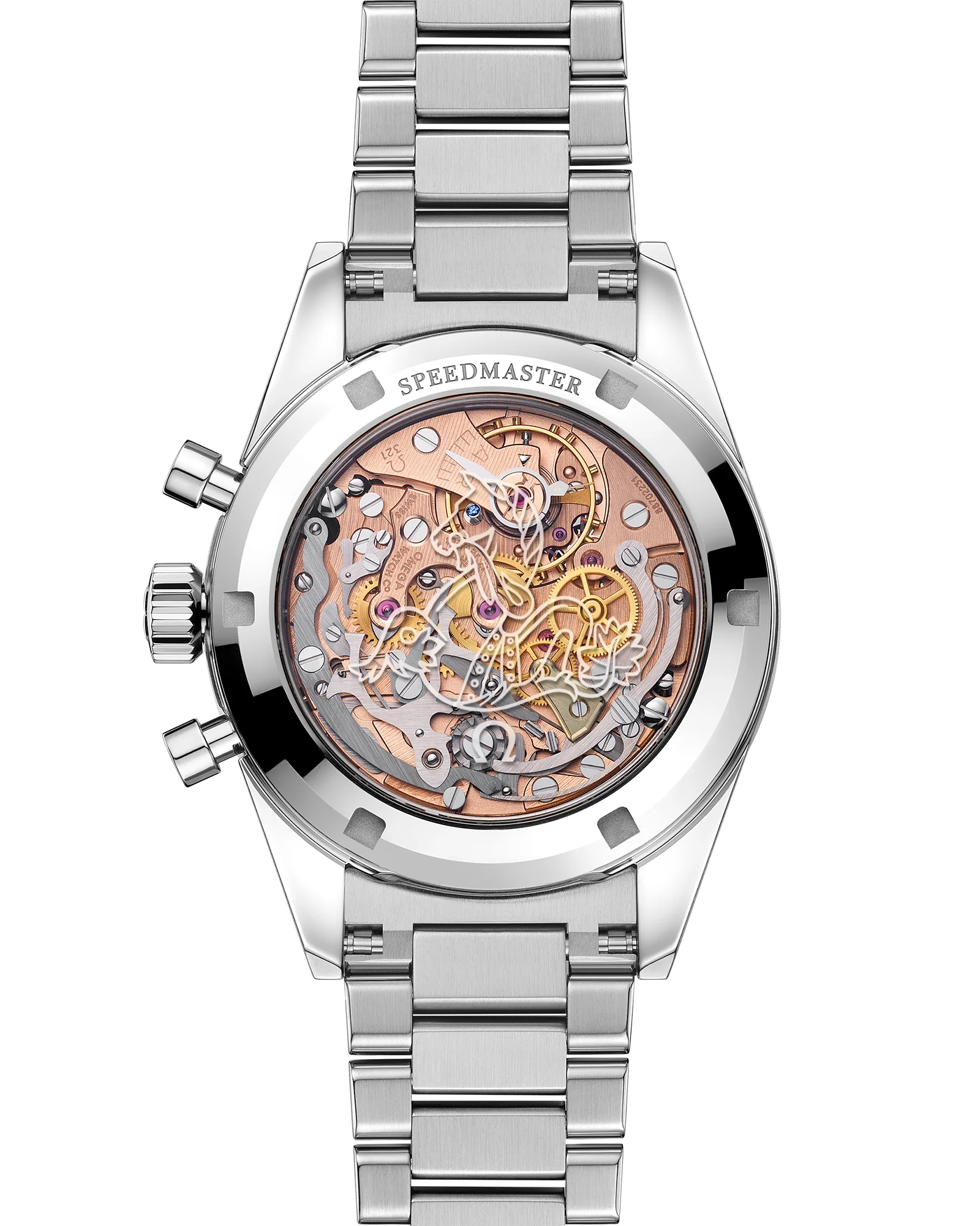 OMEGA 311.50.39.30.01.001 SPEEDMASTER CALIBRE 321 38.6 mm, Canopus Gold™ on Canopus Go - Image 2
