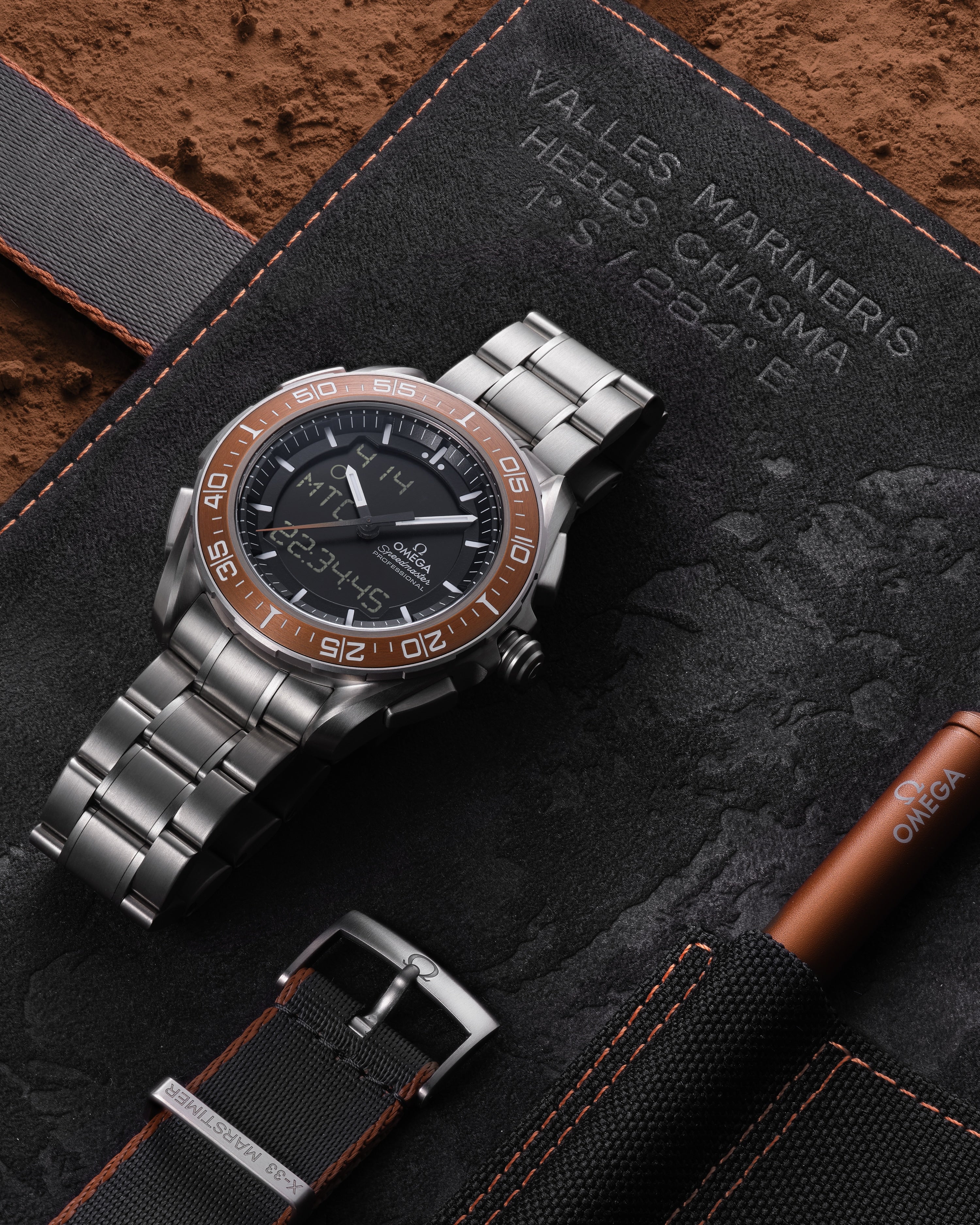 OMEGA 318.90.45.79.01.003 SPEEDMASTER X‑33 MARSTIMER 45 mm, titanium on titanium