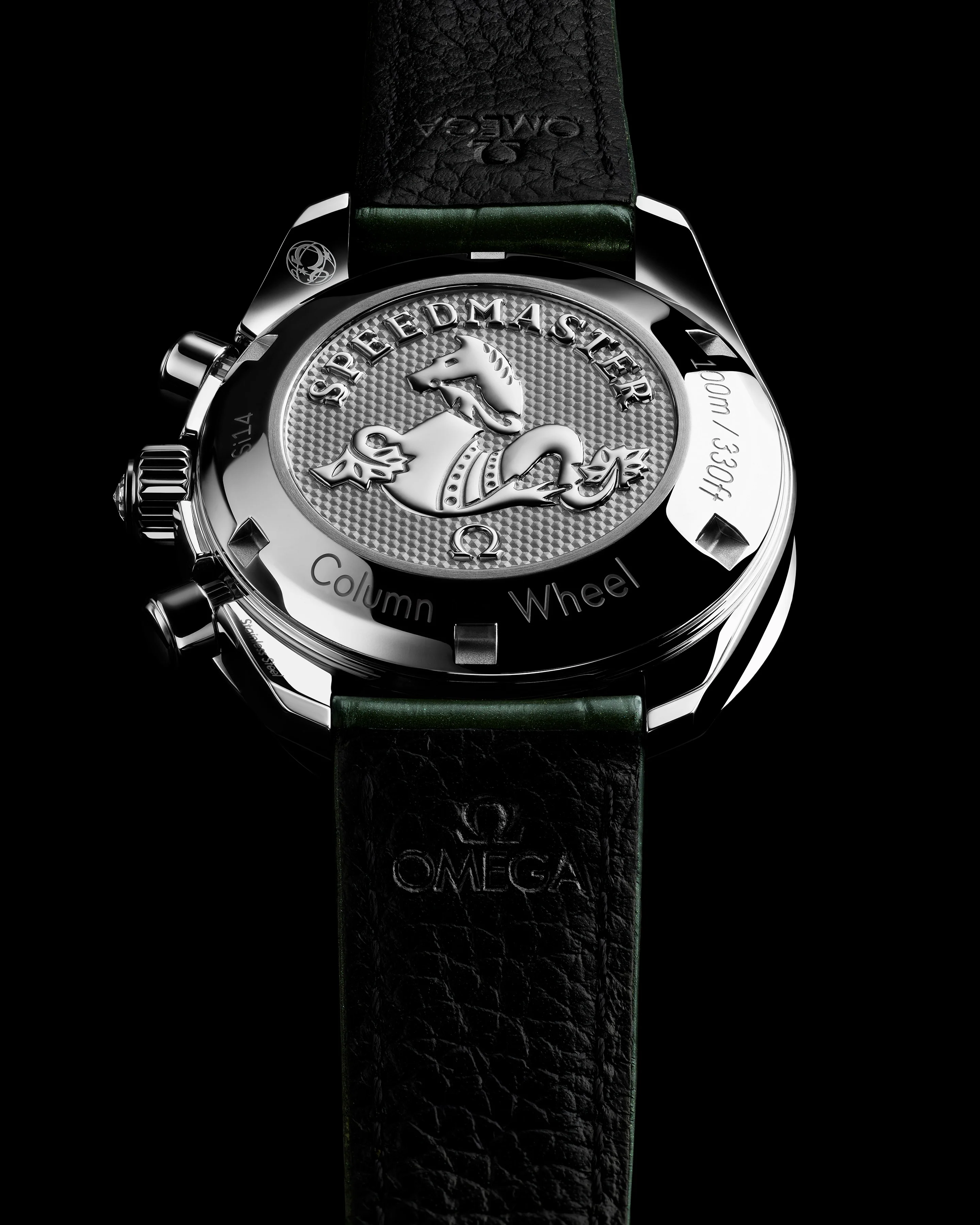 OMEGA 324.18.38.50.60.001 SPEEDMASTER 38 38 mm, steel on alligator - Image 7