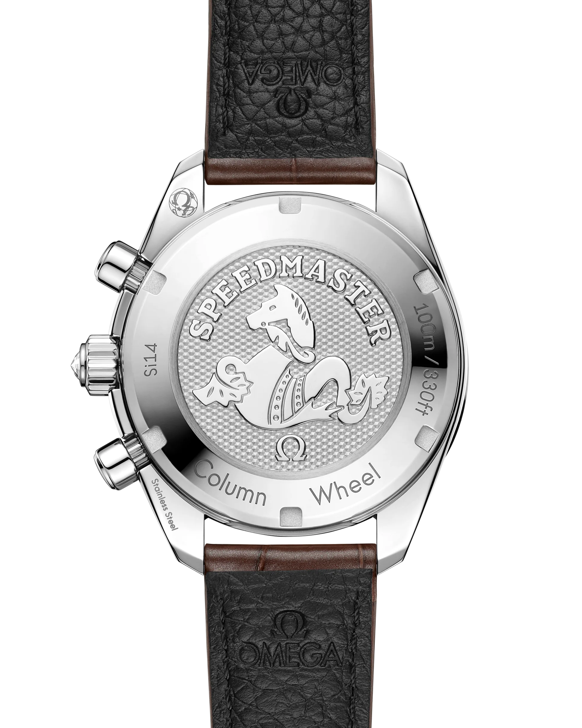 OMEGA 324.18.38.50.63.001 SPEEDMASTER 38 38 mm, steel on alligator - Image 2