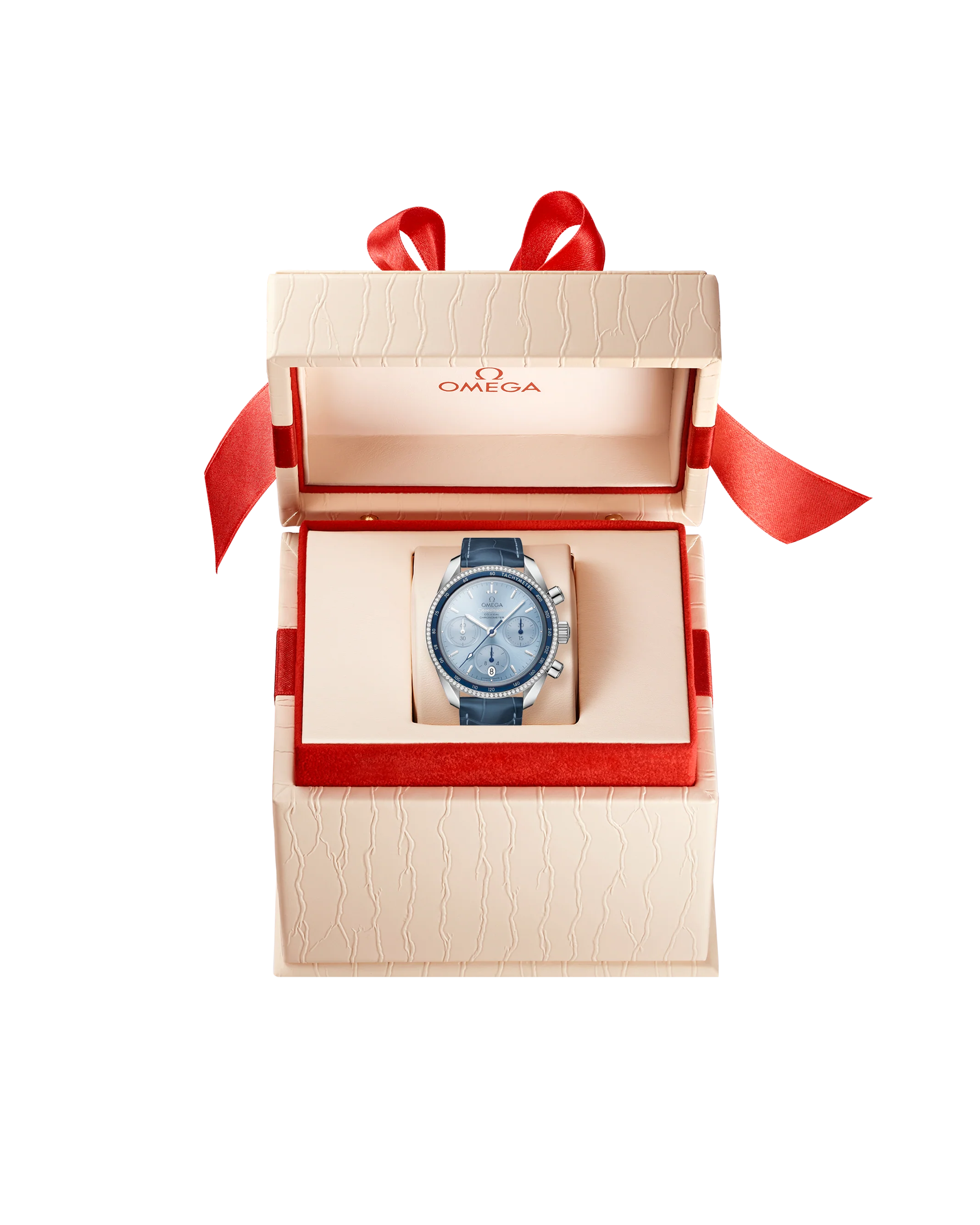 OMEGA 324.38.38.50.03.001 SPEEDMASTER 38 38 mm, steel on leather strap - Image 2