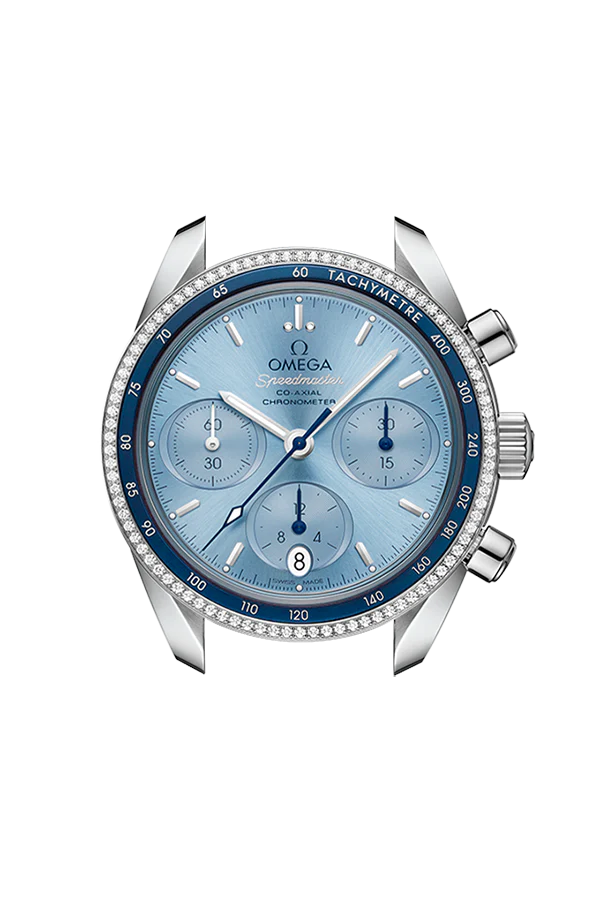 OMEGA 324.38.38.50.03.001 SPEEDMASTER 38 38 mm, steel on leather strap - Image 4