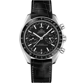 OMEGA 329.33.44.51.01.001 SPEEDMASTER RACING 44.25 mm, steel on leather stra - Image 2
