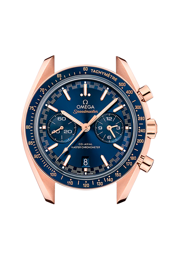 OMEGA 329.53.44.51.03.001 SPEEDMASTER RACING 44.25 mm, Sedna™ gold on leather strap - Image 5
