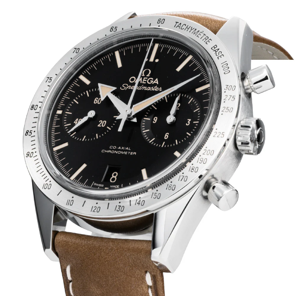 OMEGA 33112425101002 Speedmaster 57 Chronograph Black Dial 5-Year Warranty Swiss Automatic Movement - Image 2