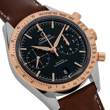 OMEGA 33122425101001 Speedmaster 57 5-Year Warranty Black Chronograph Stainless Steel Automatic - Image 2