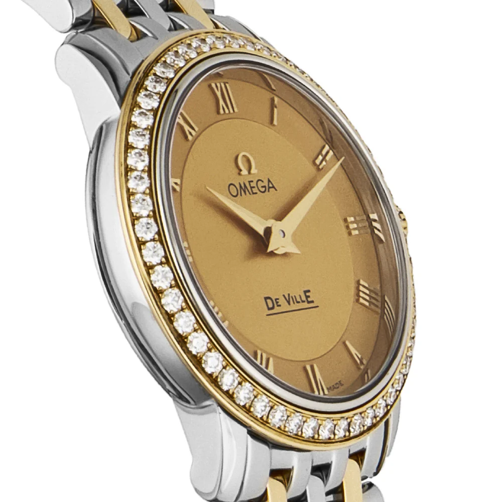 OMEGA 41325276008001 De Ville Gold Automatic Elegant Design Sapphire Crystal Water Resistant