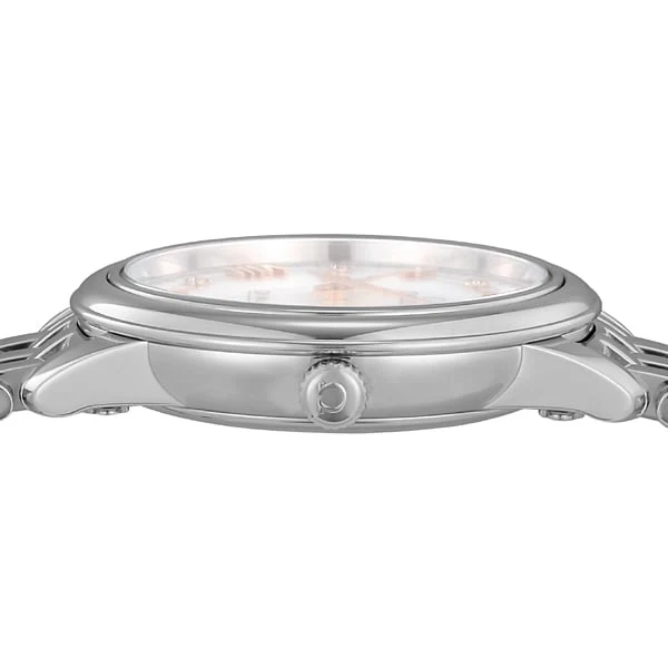OMEGA 424.10.27.60.55.001 De Ville Prestige Watch with Elegant White Dial, 5 Year Warranty and Luxurious Design - Image 3