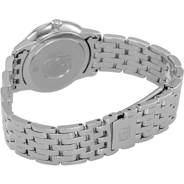 OMEGA 424.10.27.60.55.001 De Ville Prestige Watch with Elegant White Dial, 5 Year Warranty and Luxurious Design - Image 4