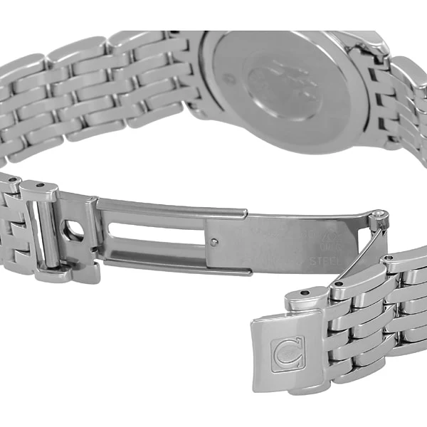 OMEGA 424.10.27.60.55.001 De Ville Prestige Watch with Elegant White Dial, 5 Year Warranty and Luxurious Design - Image 6