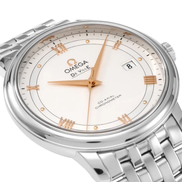 OMEGA 424.10.40.20.02.002 De Ville Prestige Co Axial Chronometer Men's Watch with Metal Band and 5 Year Warranty for Timeless Elegance - Image 2