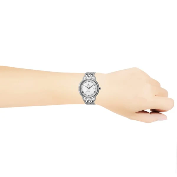 OMEGA 424.10.40.20.02.005 De Ville Prestige Co Axial Chronometer Men's Watch with Metal Bracelet and 5 Year Warranty for Timeless Elegance - Image 2