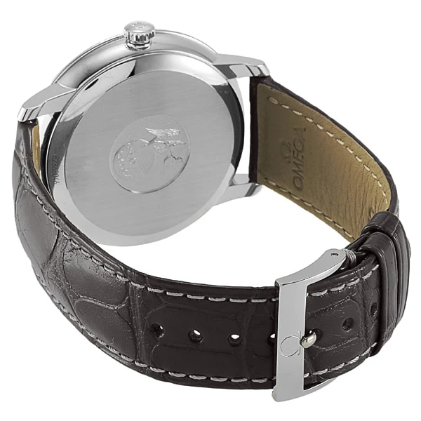 OMEGA 424.13.40.20.02.005 De Ville Silver Watch with 5 Year Warranty Elegant Design Swiss Automatic Movement and Water Resistance - Image 4