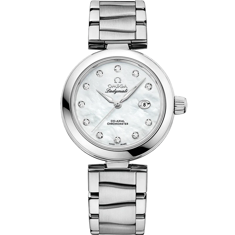 OMEGA 425.30.34.20.55.002 DE VILLE LADYMATIC 34 mm, steel on steel