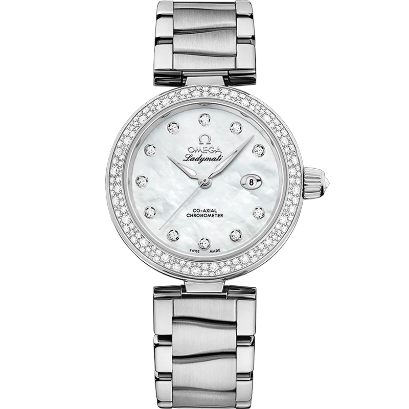 OMEGA 425.35.34.20.55.002 DE VILLE LADYMATIC 34 mm, steel on steel
