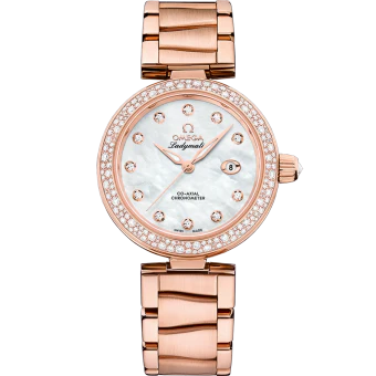 OMEGA 425.65.34.20.55.010 DE VILLE LADYMATIC 34 mm, Sedna™ gold on Sedna™ go - Image 3