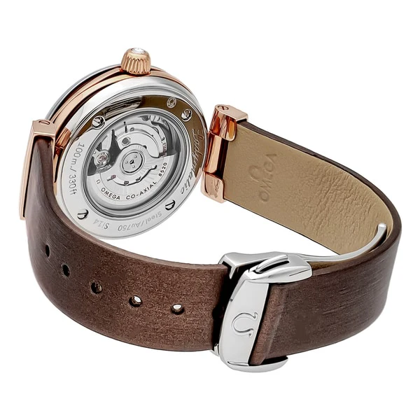 OMEGA 425.27.34.20.63.001 OMEGA De Ville Ladymatic 5-Year Warranty Brown - Luxury Swiss Watch for Women - Image 4
