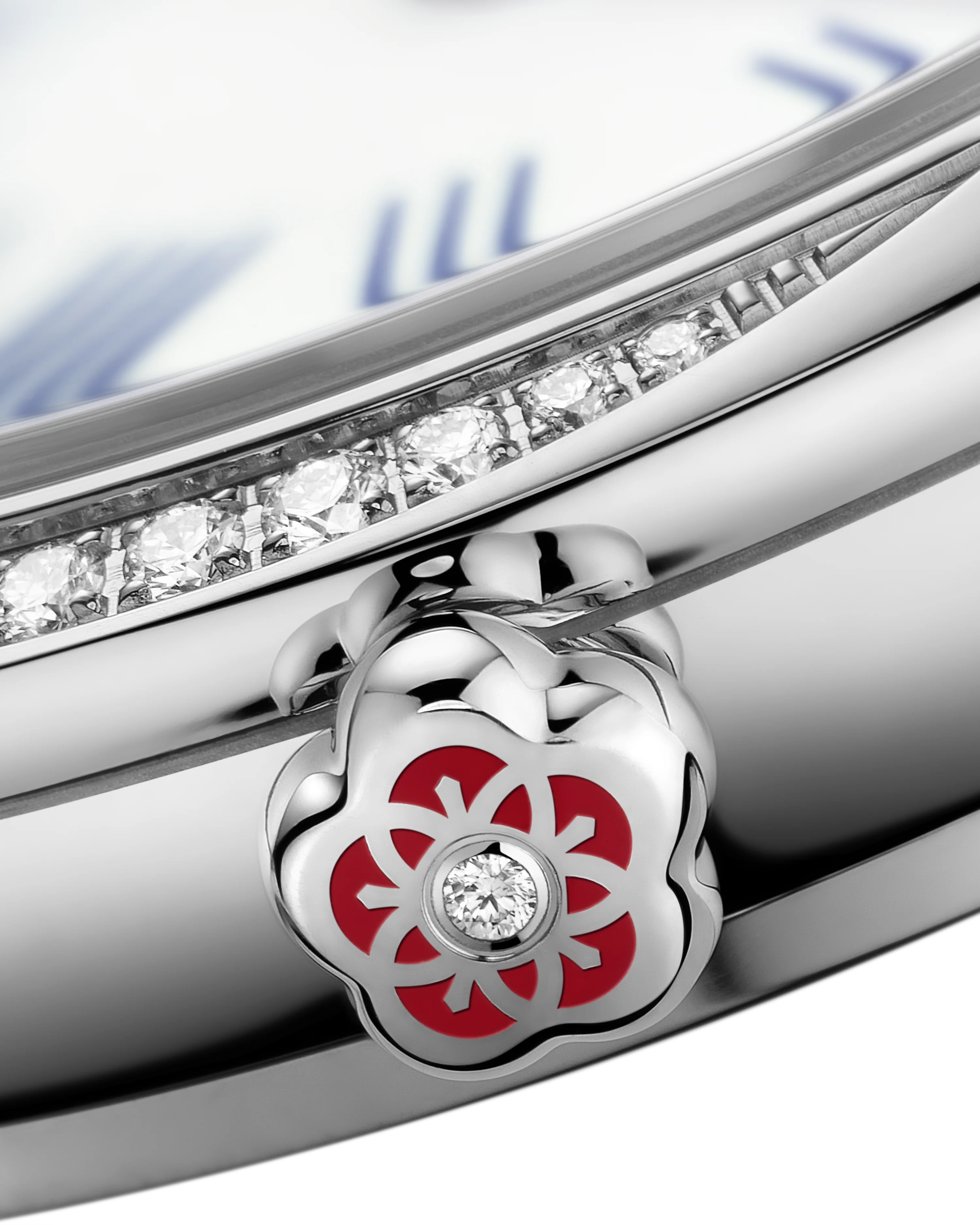 OMEGA 428.17.26.60.04.001 DE VILLE MINI TRÉSOR 26 mm, steel on toile de jouy - Image 4